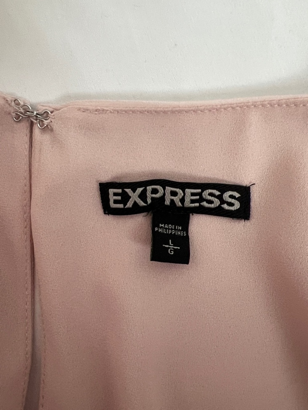 Express Blush Sheer Balloon Sleeve Top - Picture 10 of 13